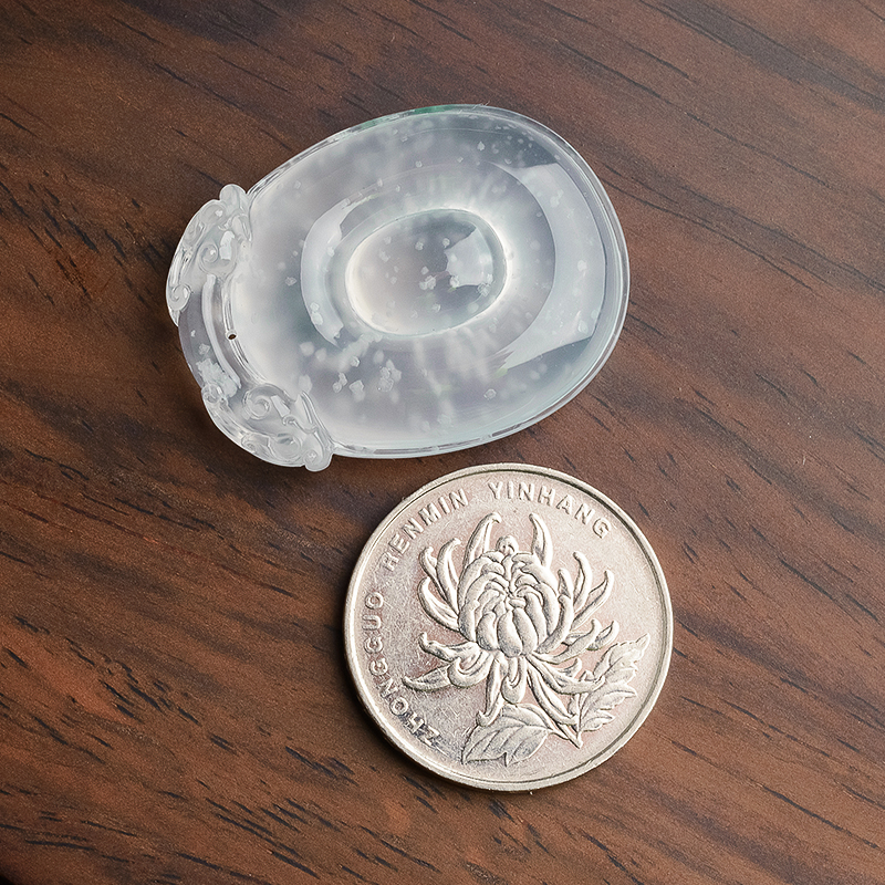 雪花点福在眼前吊坠 - 红掌柜珠宝