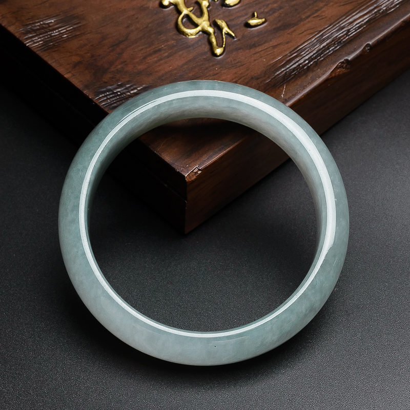 糯冰种翡翠手镯-红掌柜珠宝