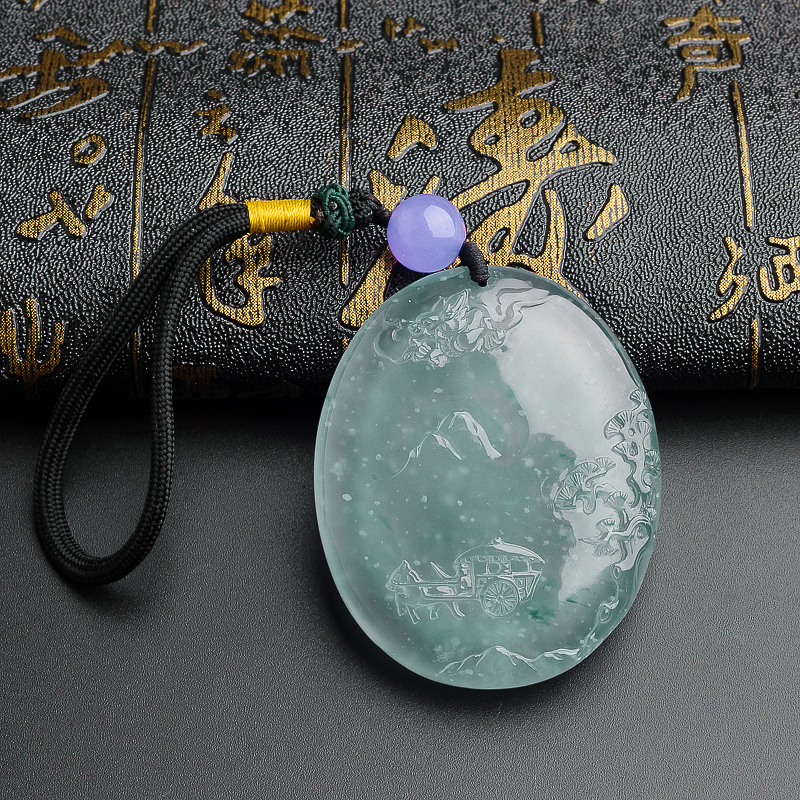 木那料翡翠吊坠-红掌柜珠宝