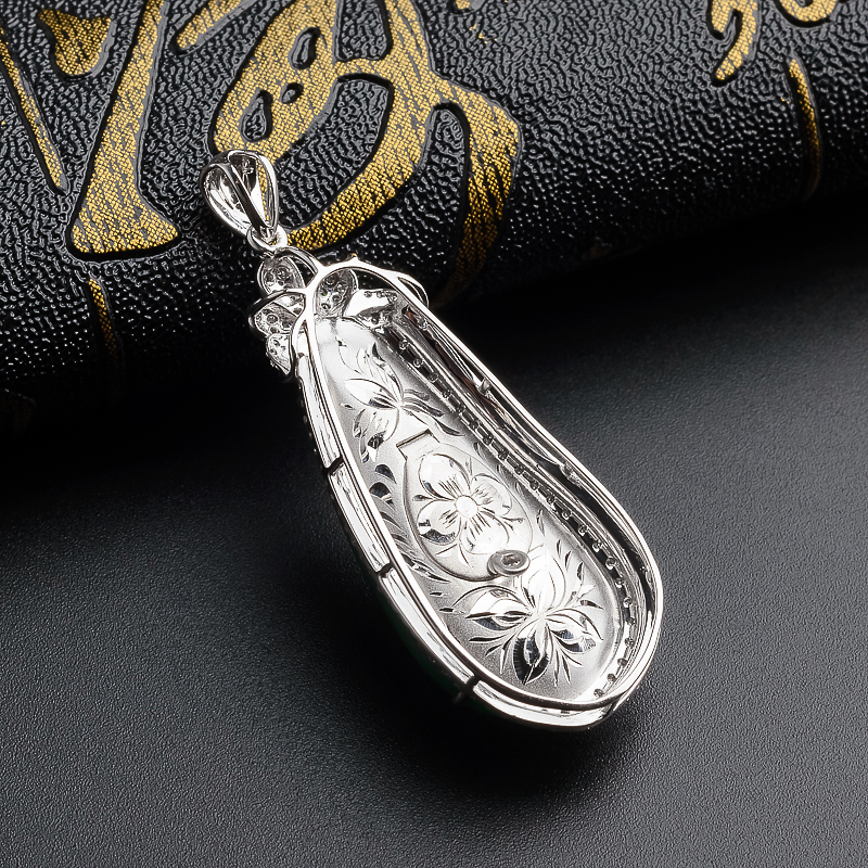 翡翠福豆吊坠-红掌柜珠宝