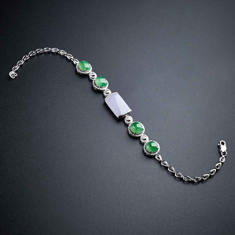 翡翠手链-红掌柜珠宝