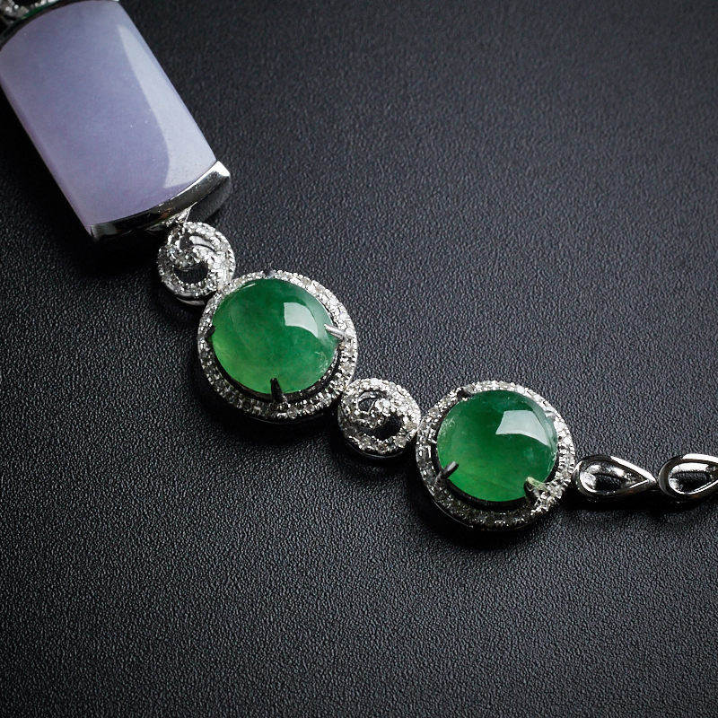 翡翠手链-红掌柜珠宝