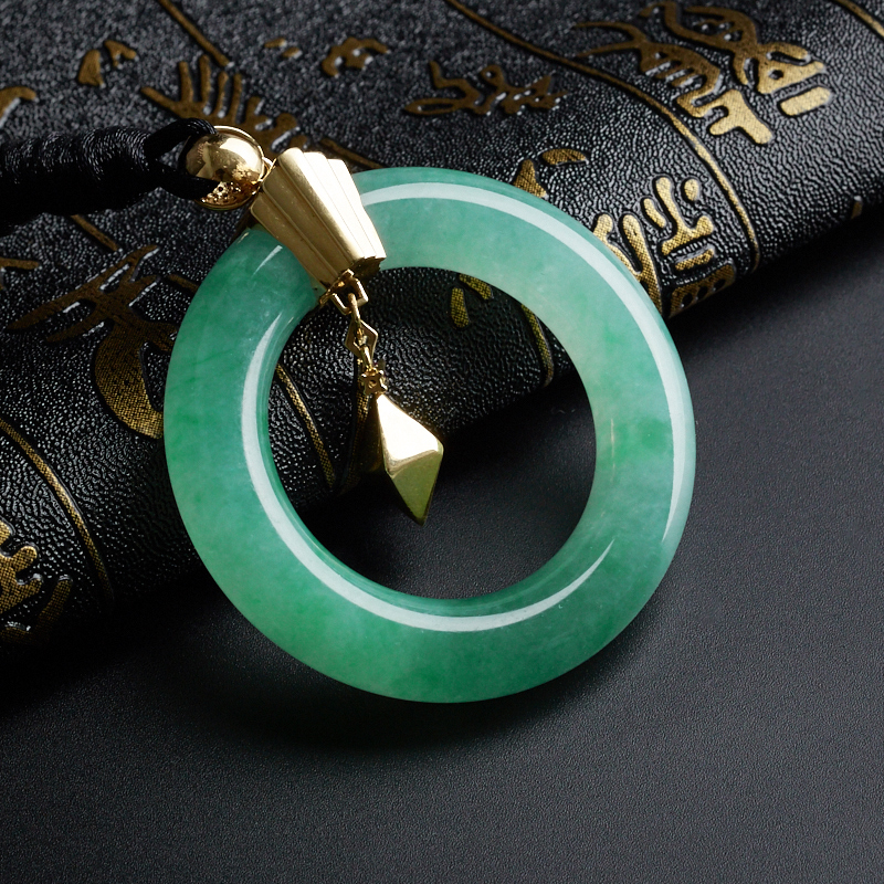 翡翠平安扣-红掌柜珠宝