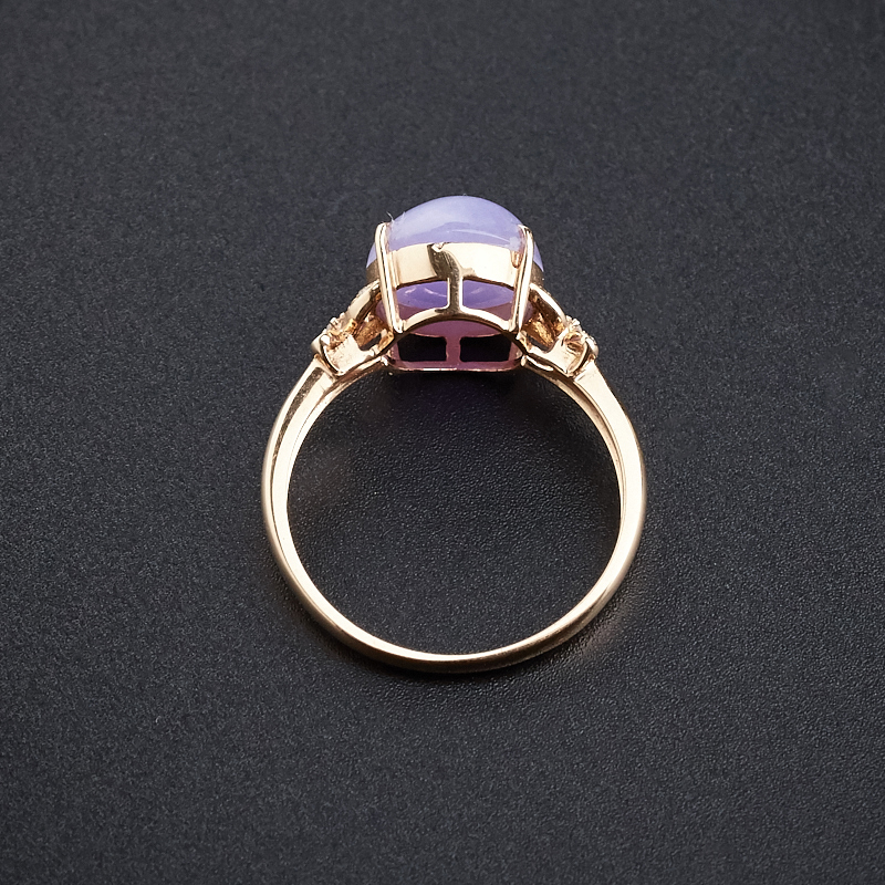 糯种紫罗兰戒指-红掌柜珠宝