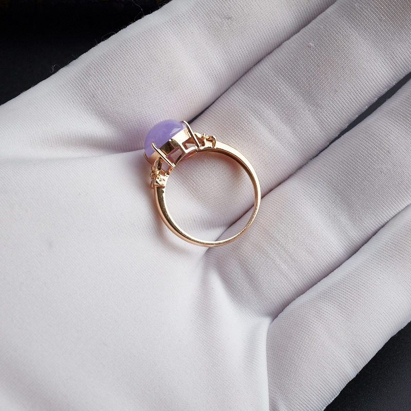 缅甸翡翠戒指-红掌柜珠宝