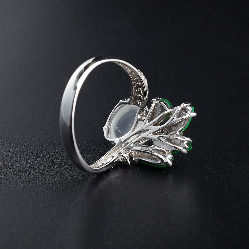 冰种翡翠戒指-红掌柜珠宝