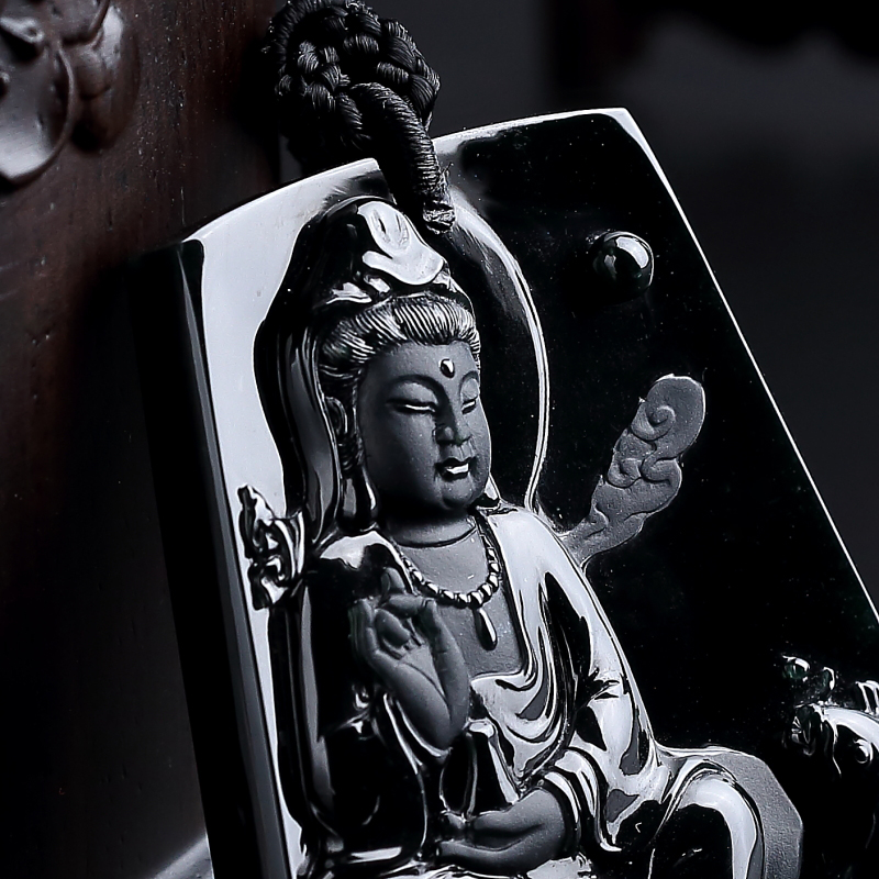 墨翠吊坠-红掌柜