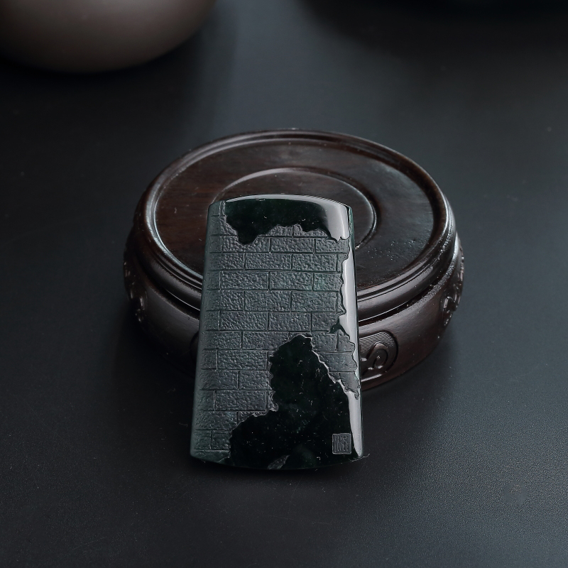 墨翠一念之间吊坠 - 红掌柜