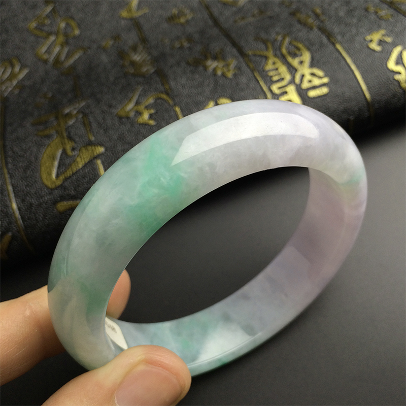 天然翡翠手镯-红掌柜珠宝