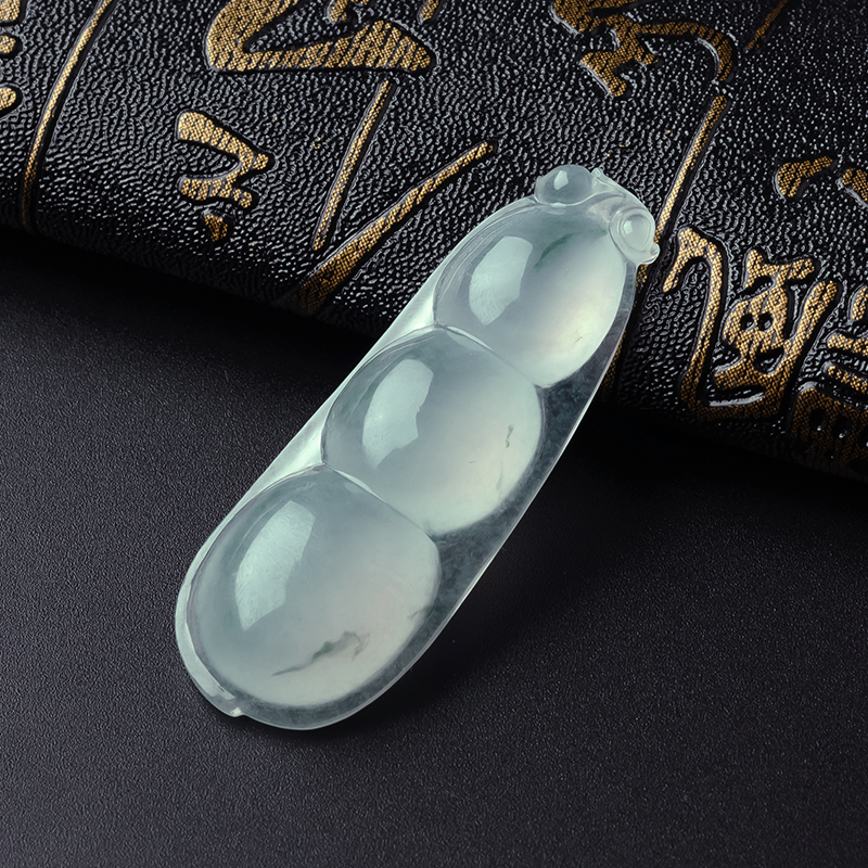 冰种飘花吊坠-红掌柜珠宝