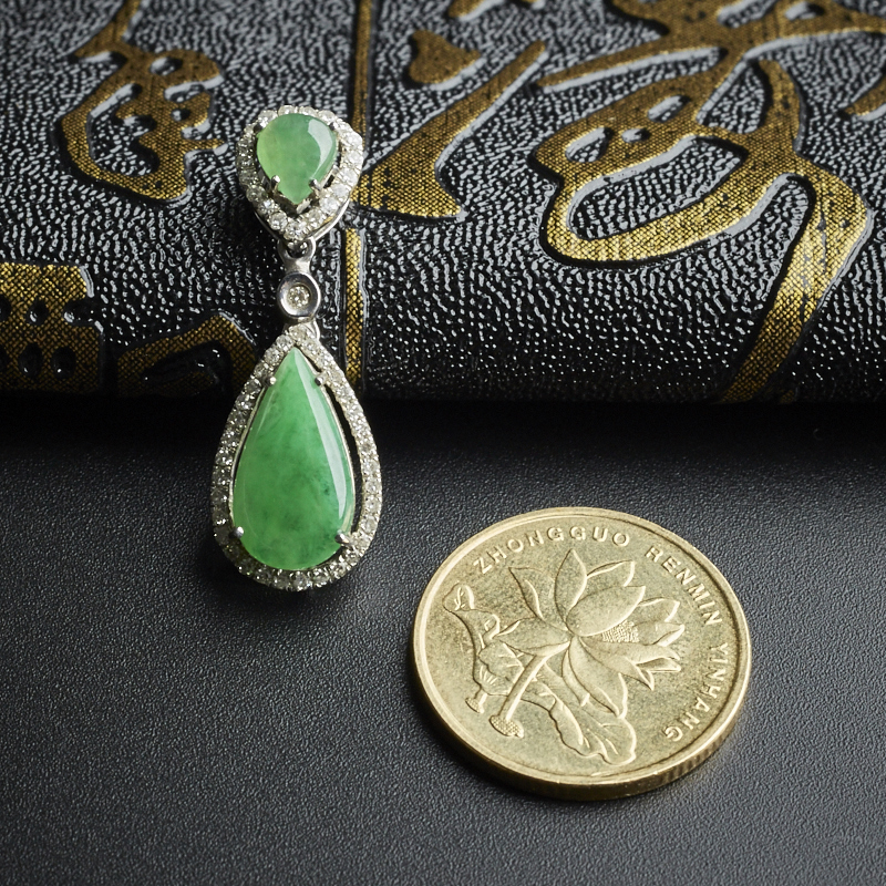 苹果绿翡翠 - 红掌柜珠宝
