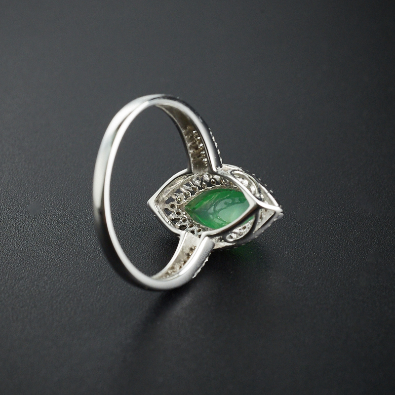 翡翠戒指-红掌柜