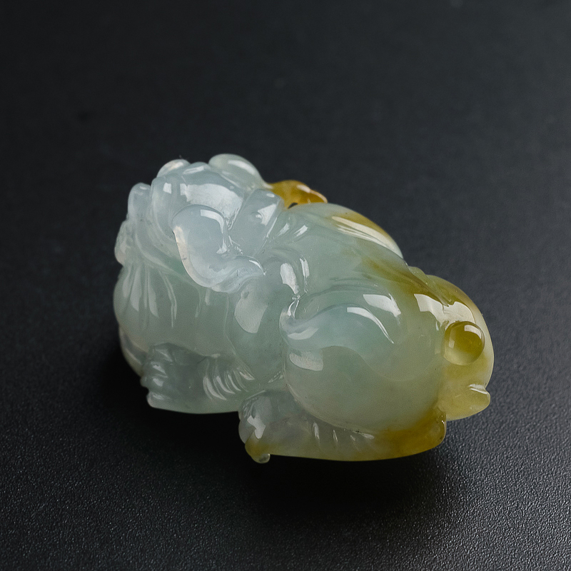 黄翡招财狗摆件-红掌柜珠宝