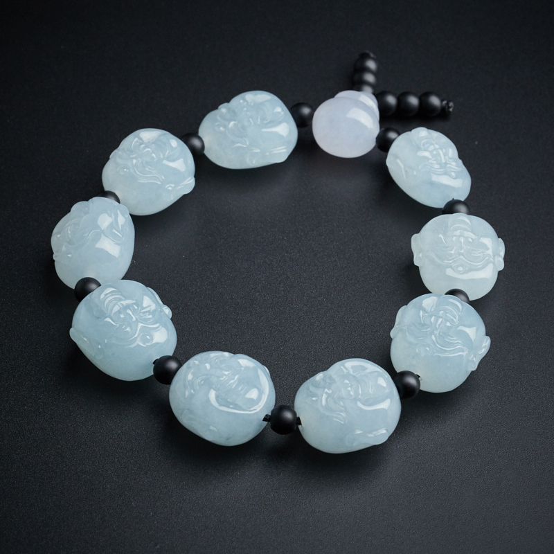 翡翠佛头手串-红掌柜珠宝