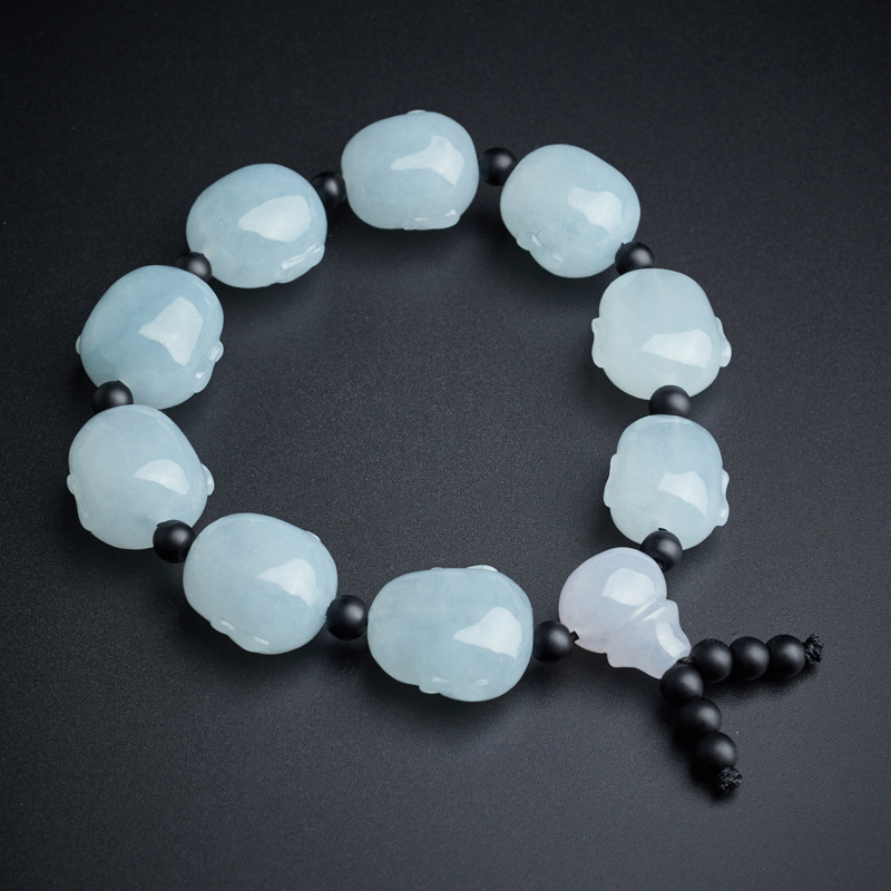 天然翡翠手串-红掌柜珠宝