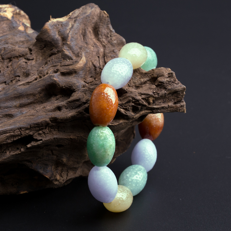 缅甸翡翠手串-红掌柜珠宝