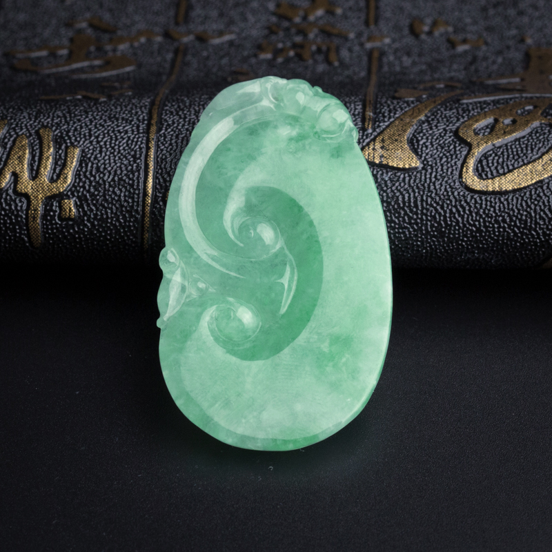 翡翠如意吊坠-红掌柜