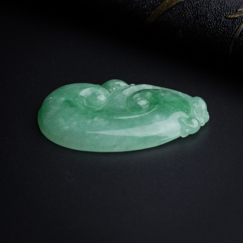 翡翠如意吊坠-红掌柜珠宝