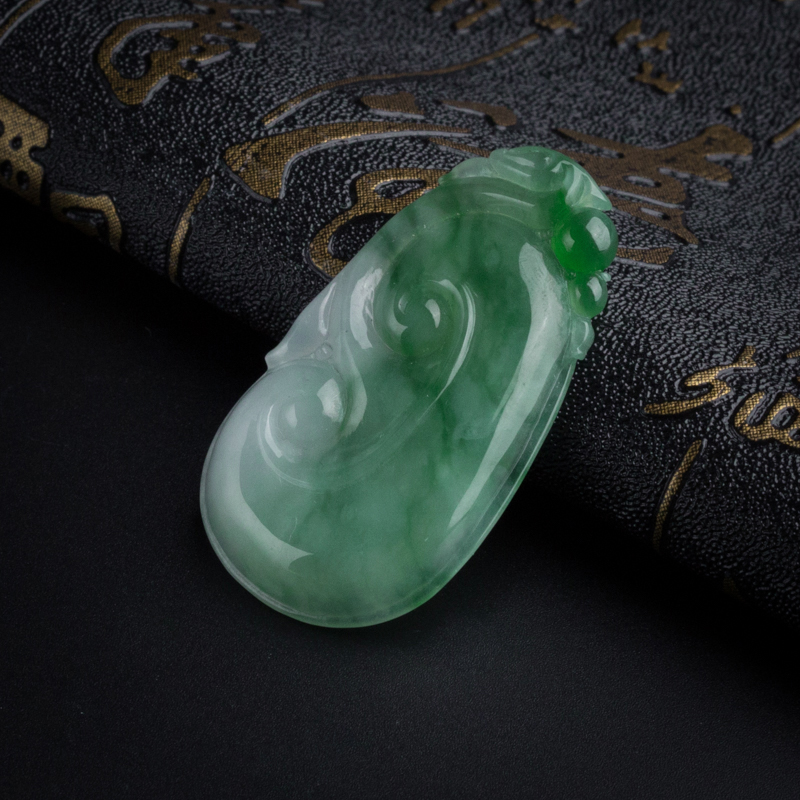 翡翠如意吊坠-红掌柜珠宝