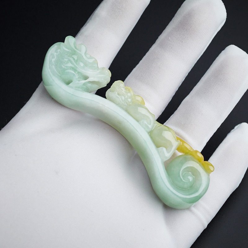 翡翠龙钩-红掌柜珠宝