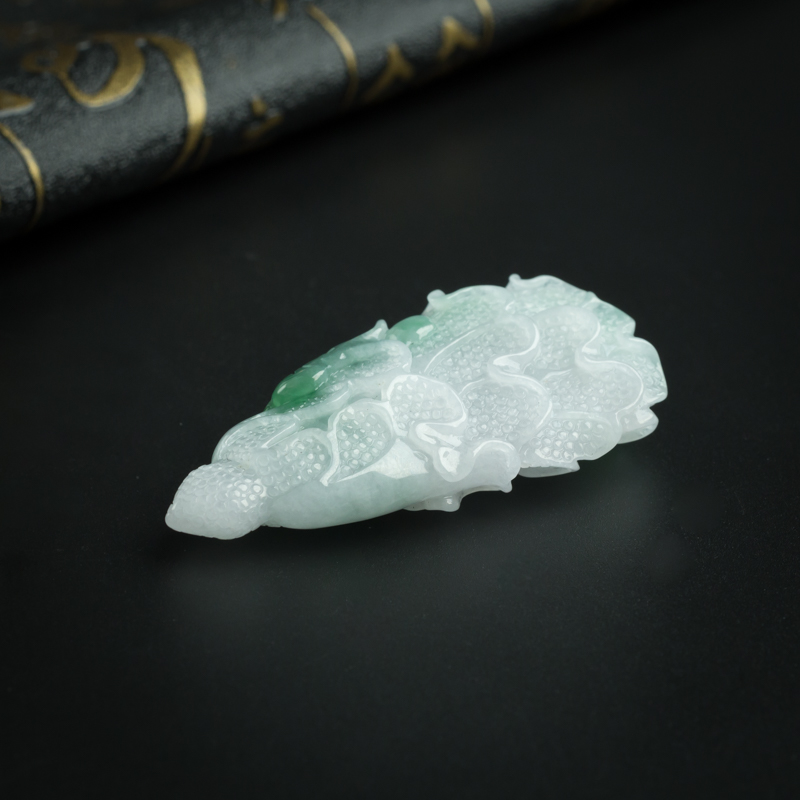 细糯种飘绿翡翠白菜-红掌柜