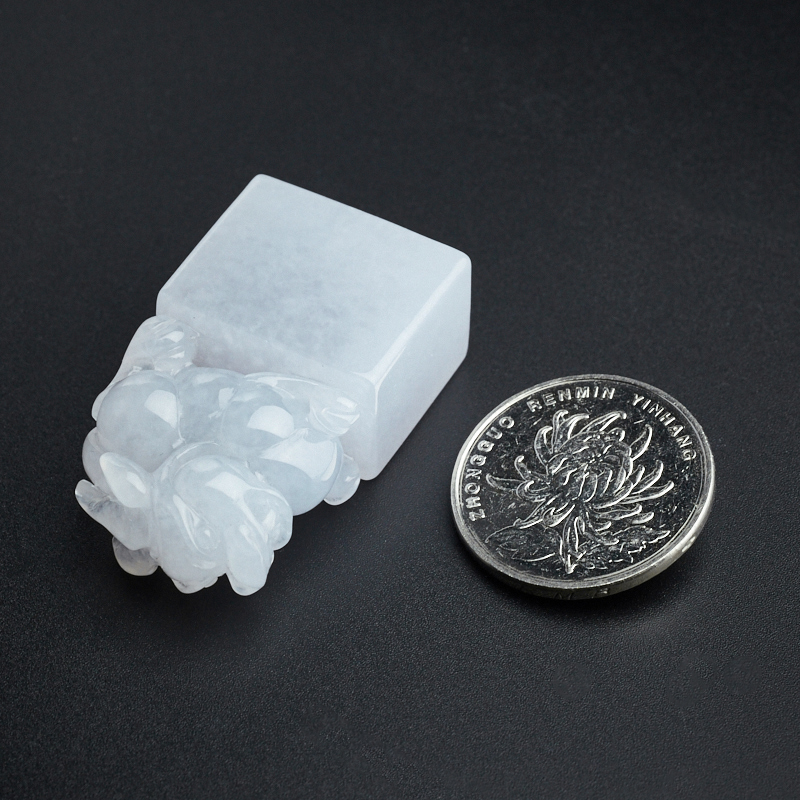 缅甸翡翠貔貅印章 - 红掌柜