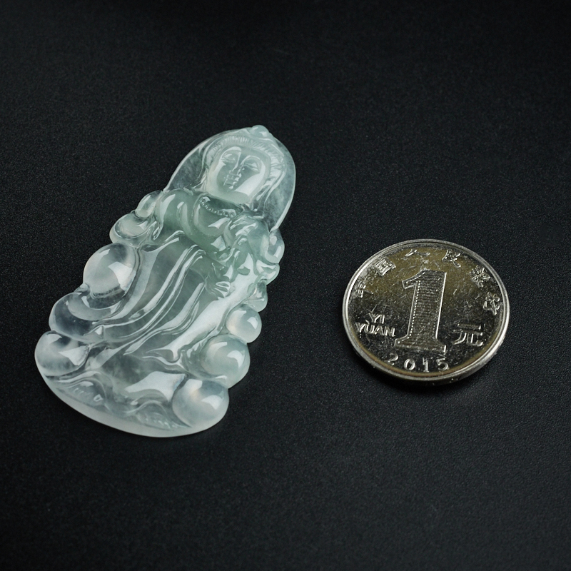 缅甸翡翠挂件-红掌柜