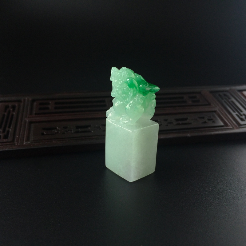 翡翠印章-红掌柜