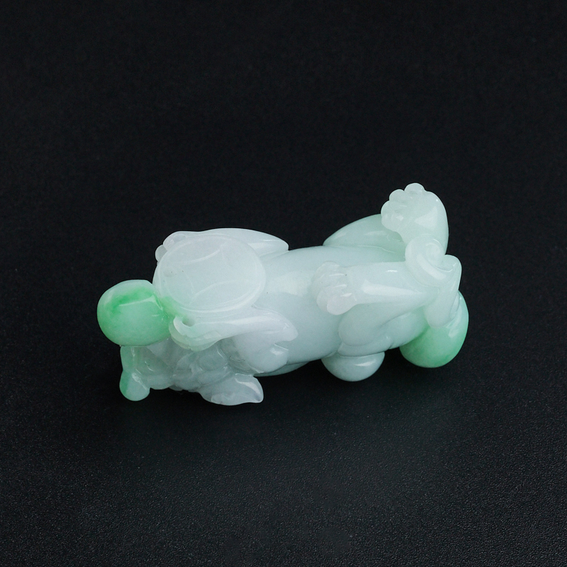 翡翠貔貅吊坠-红掌柜