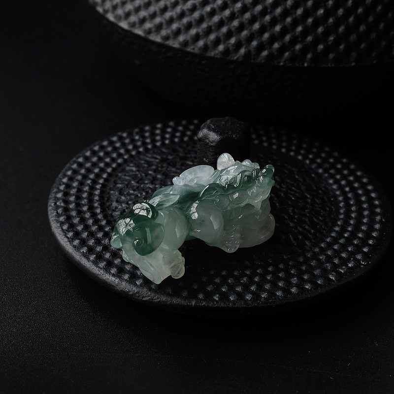 糯种翡翠-红掌柜