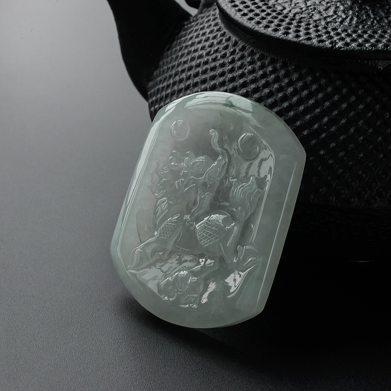 糯种翡翠-红掌柜