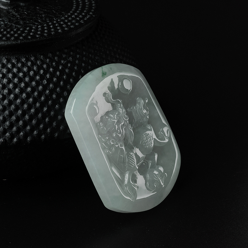 翡翠吊坠-红掌柜