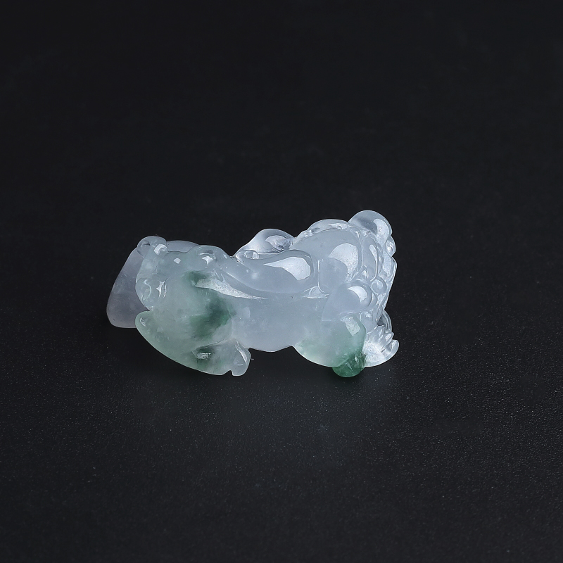 冰糯种翡翠吊坠-红掌柜