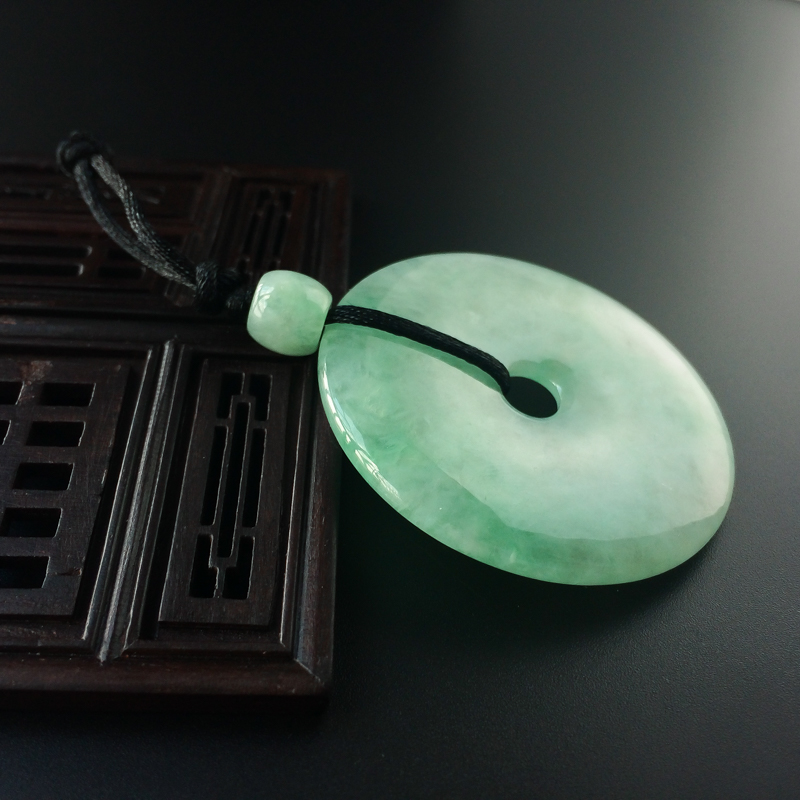 翡翠平安扣吊坠 - 红掌柜