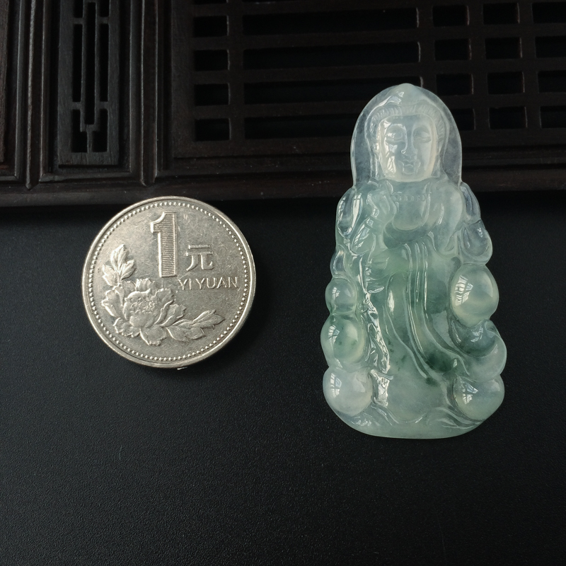 飘花翡翠观音 - 红掌柜