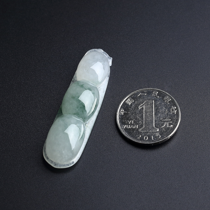 糯种翡翠吊坠-红掌柜