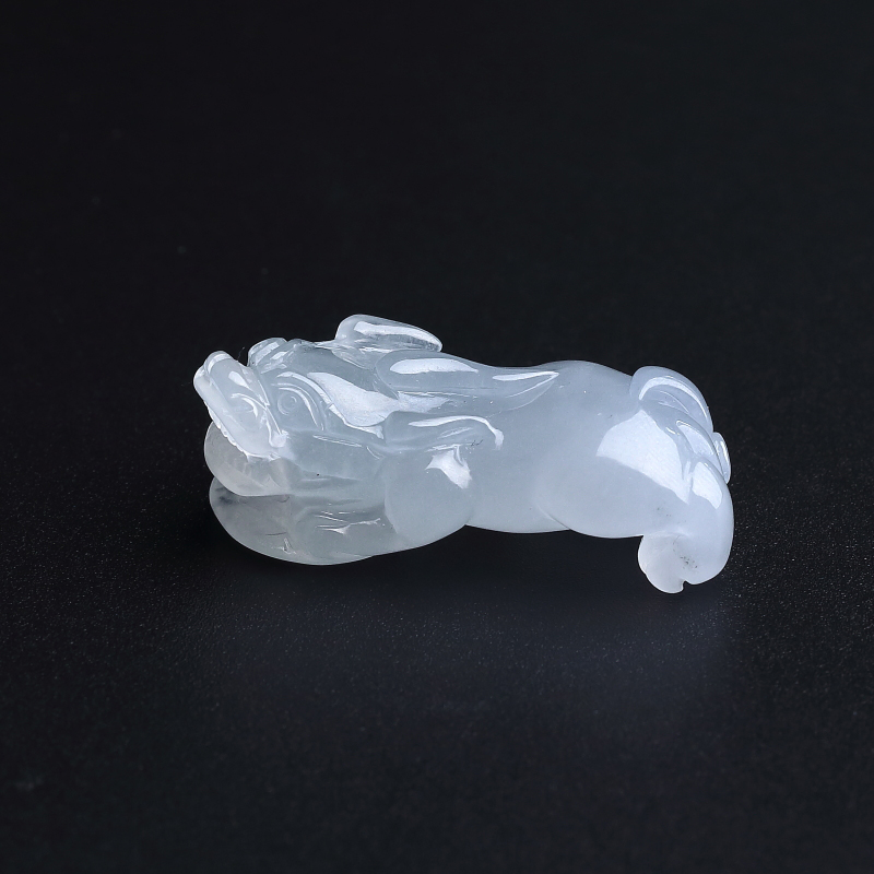 淡紫翡翠貔貅吊坠-红掌柜