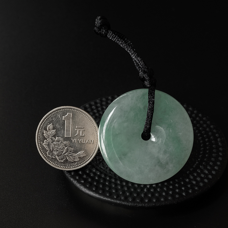 糯种翡翠平安扣-红掌柜