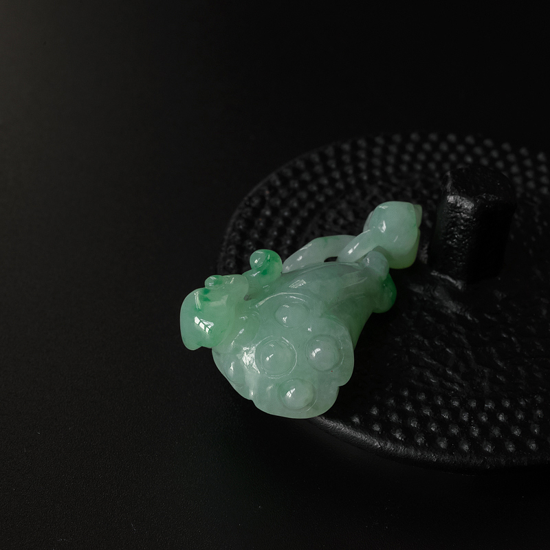 糯种翡翠莲子-红掌柜