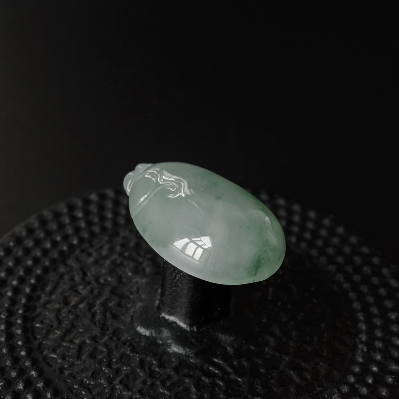 糯种飘花翡翠福瓜-红掌柜