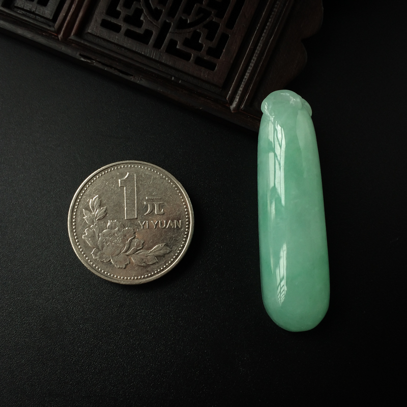 糯种苹果绿翡翠福瓜吊坠-红掌柜