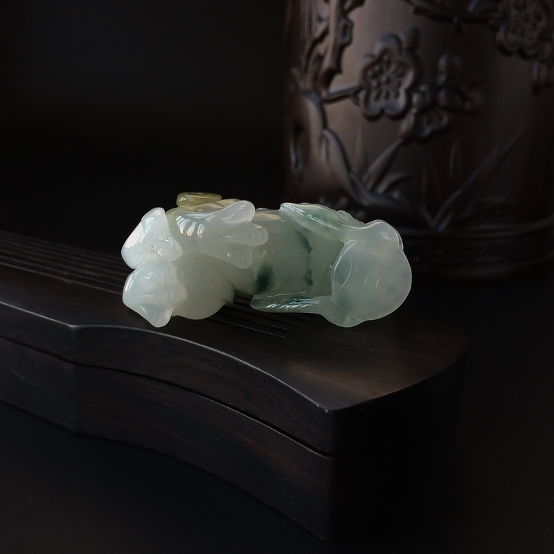 翡翠貔貅吊坠 - 红掌柜
