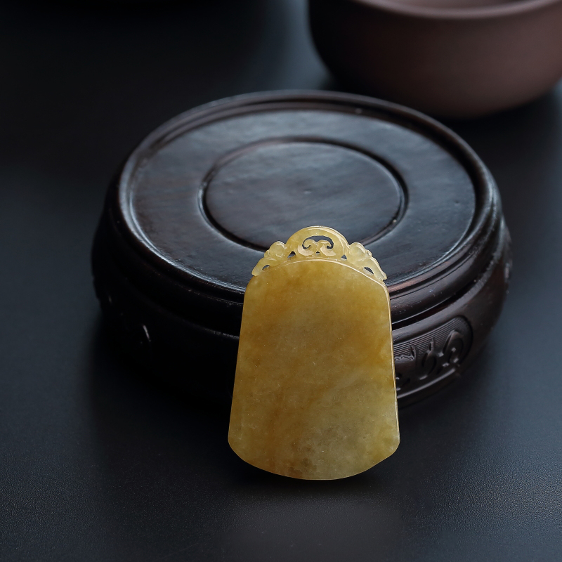 无事牌吊坠 - 红掌柜