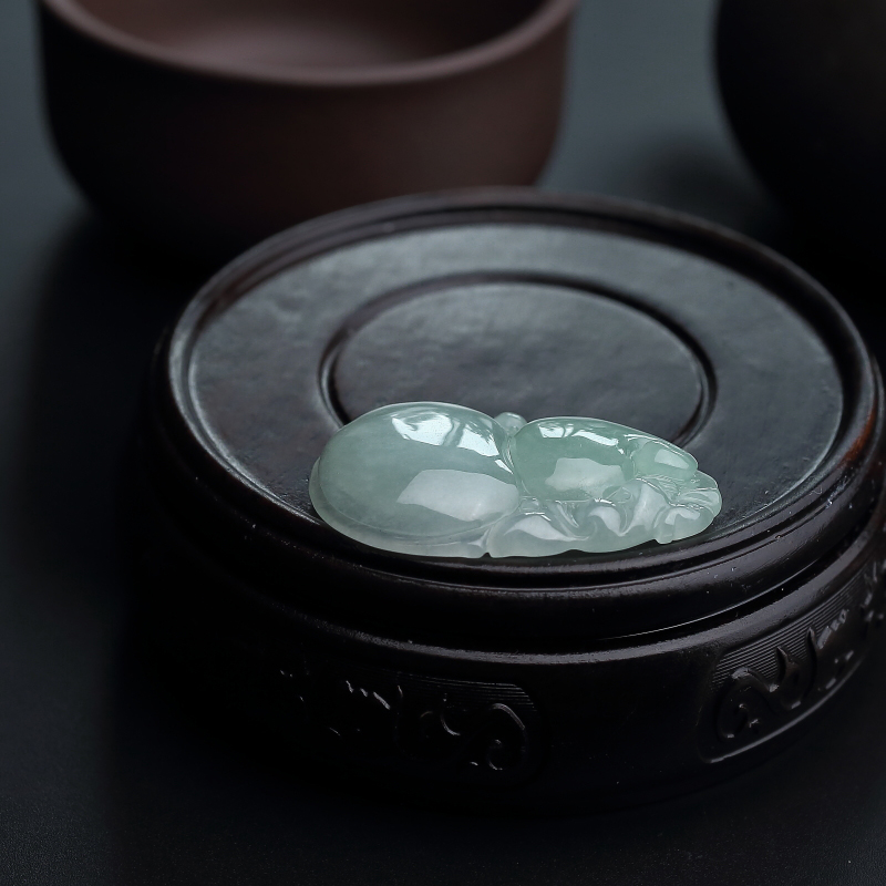 糯种翡翠葫芦-红掌柜