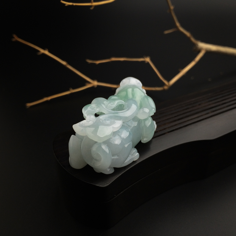 翡翠貔貅吊坠-红掌柜