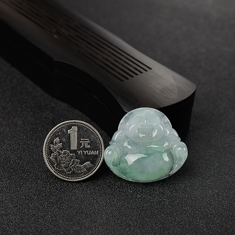 缅甸翡翠佛吊坠-红掌柜