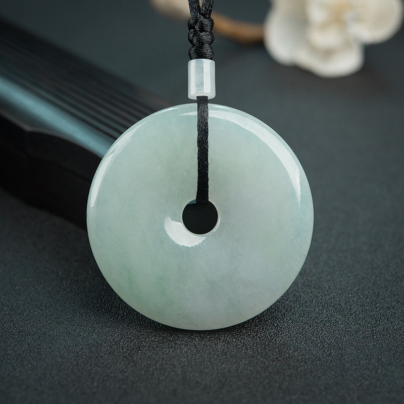 翡翠平安扣吊坠-红掌柜