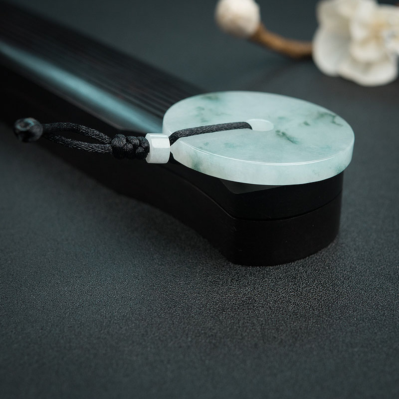 翡翠平安扣吊坠-红掌柜