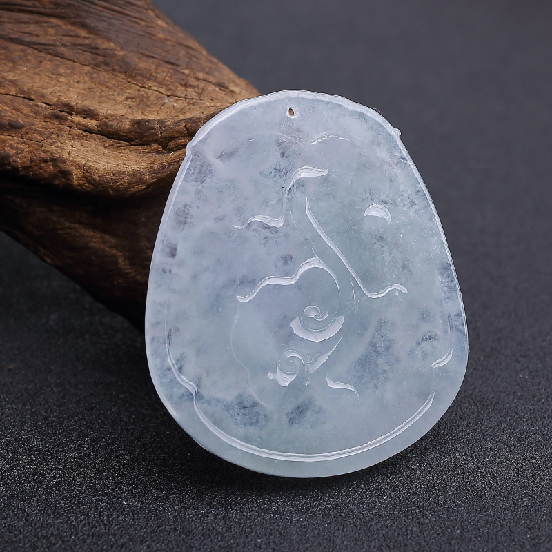 翡翠鸡牌吊坠-红掌柜