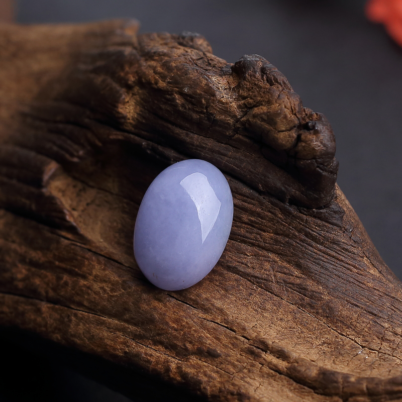 紫罗兰翡翠戒面-红掌柜